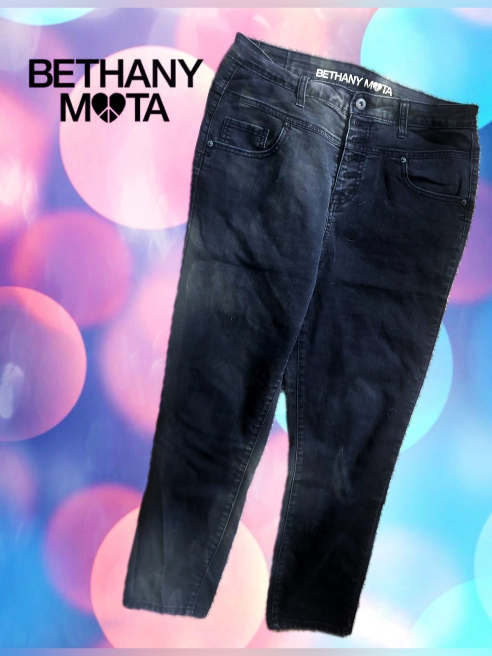 Bethany Mota Black High Rise Ropped Jegging